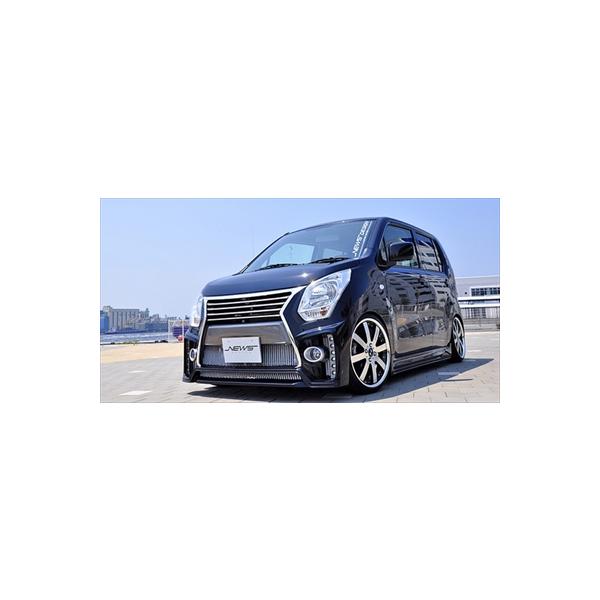 WAGON-R MH34S Front Bumper Spoiler 塗装取付込 : エアロ.カスタム