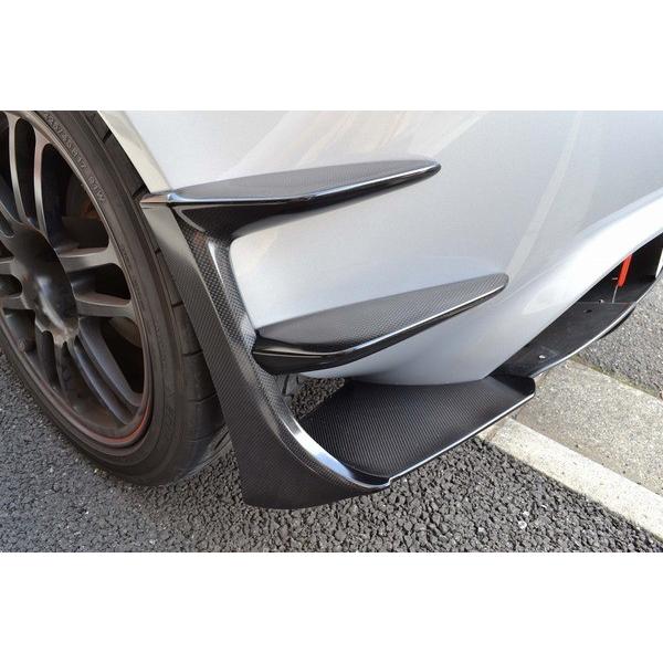 LOTUS ELISE S2 リヤロアーサイドスポイラー カーボン セカンドフィンなし クリア塗装済み