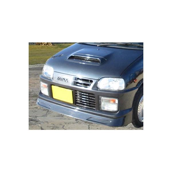 ミラ L500 後期 TR-XX フロントハーフスポイラー 塗装済み  