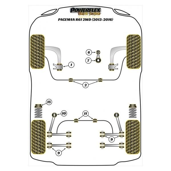 BMW Mini R61 Paceman 2WD 2013`2016 A X^rCU[ubV (11) 16mmap