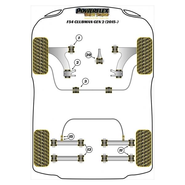 BMW Mini F54 Clubman GEN2 2015` A Abp[ eA[ AE^[ubV (11)