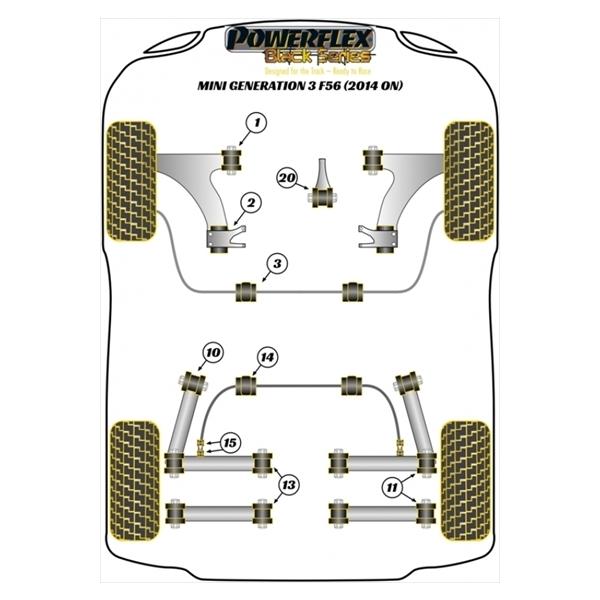 BMW Mini F55/F56 GEN3 2014` A X^rCU[ubV (14) 20.7mm