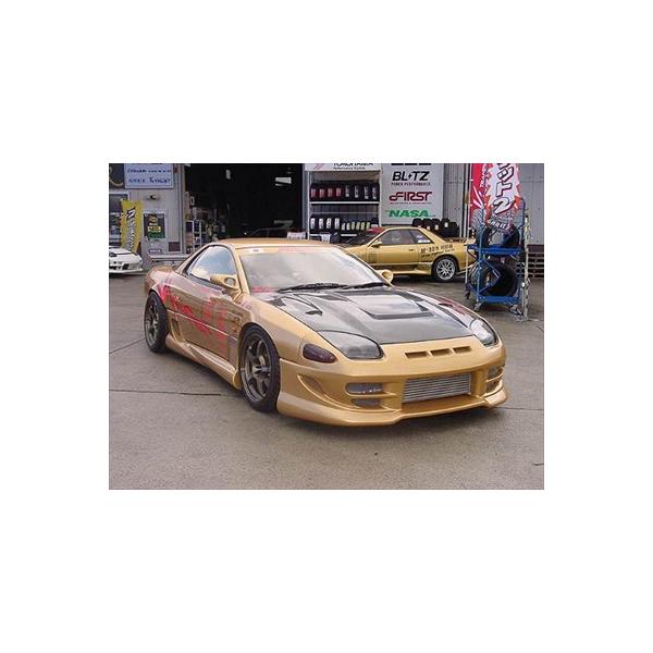 三菱 GTO 中後期 Z15 フロントバンパー クリアウィンカー左右 新品未使用 GTO 中期 TYPE2 THE 2nd GENERATION FRONT BUMPER 塗装済み : エアロ