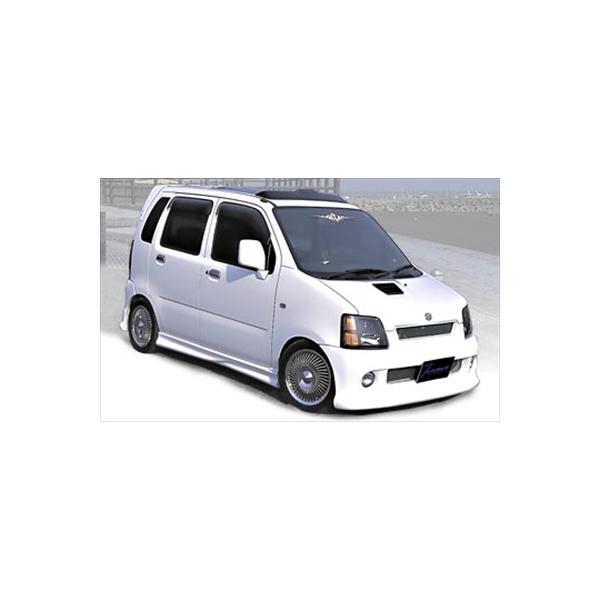 WAGON R MC21S サイドステップ 塗装済み : エアロ.カスタムパーツの