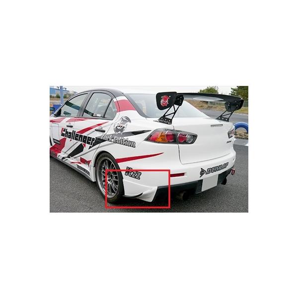 ランサーエボリューションX CZ4A Direct リアサイドパネル : エアロ