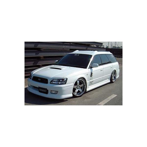 レガシィ BH A型 エアロバンパー3点セットジアラ割れあり