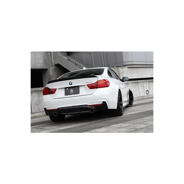 BMW  4Series  F36  グランクーペ  M-SPORT用  リアディフューザー  カーボン製  435i用  デュアル2テール