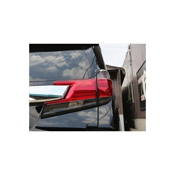 ヴェルファイア 30系 前期 テールランプカバー レッド 左右4