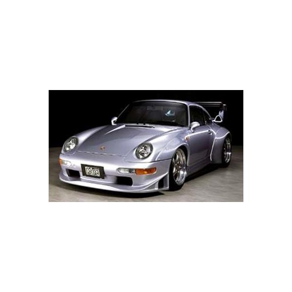ポルシェ 993 フロントスポイラー 塗装取付込 : エアロ.カスタムパーツ