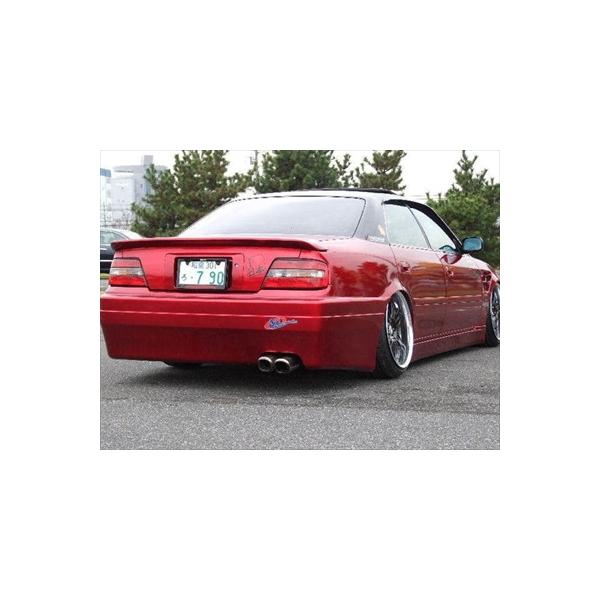 【値下げ】Jzx100チェイサー　純正リアバンパー 赤 D-MAX / レーシングスペック専用リアバンパー （JZX100チェイサー）