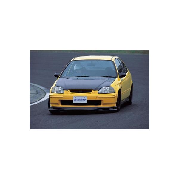 シビック フェリオ EK4 （前期） カーボンリップスポイラー 取付込