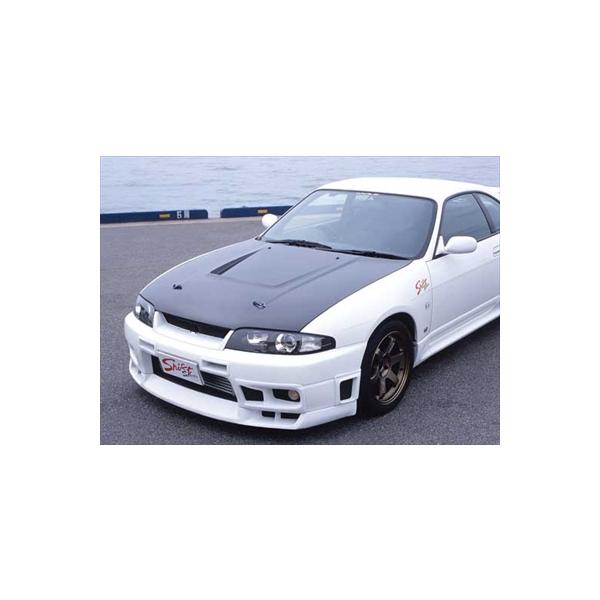 スカイラインGT-R BCNR33 エアロボンネット FRP製 : エアロ.カスタム