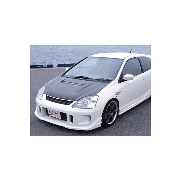 シビックタイプR EP3 エアロボンネット FRP製 塗装済み : エアロ