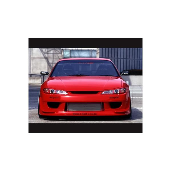 長納期商品」 シルビア S15 VERTEX LANG フロントバンパー 塗装取付込