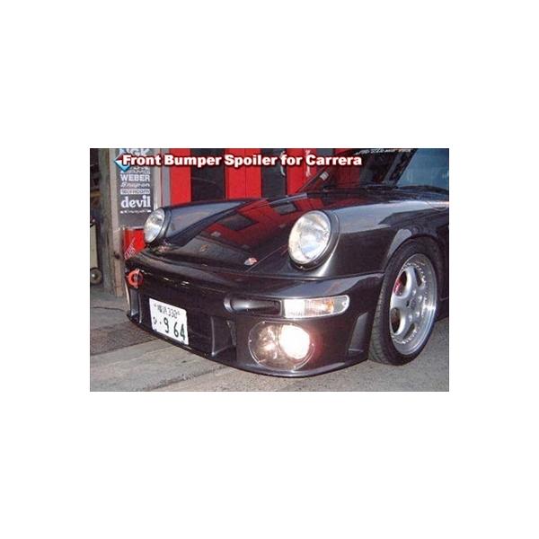 ポルシェ 964 Carrera フロントバンパースポイラー 塗装取付込