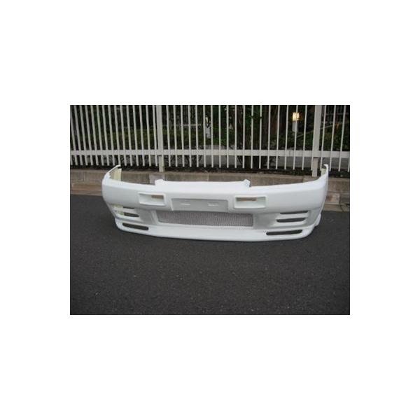 HCR32 フロントバンパー スカイライン HCR32 HR32 R32 前期用!純正フロントバンパー シルバー
