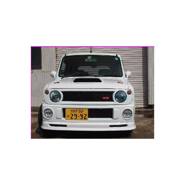 ラパンSS HE21 フロントスポイラー 塗装取付込 : エアロ.カスタム