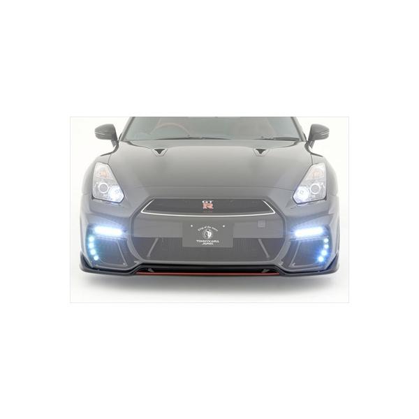 GT-R R35 ���� WORLD PLATINUM �t�����g�o���p�[��p �t�����g�X�|�C���[ FRP��