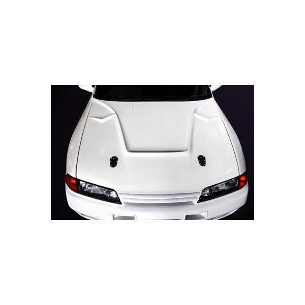 R32スカイラインGT-R純正ボンネット（加工） スカイライン GT-R BNR32 ボンネット FRP製 : エアロ.カスタムパーツの