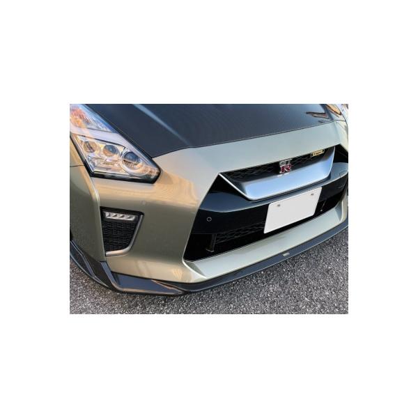 GT-R R35 MY17-22 ドライカーボンフロントリップスポイラー17S 素地