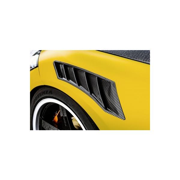 RZ34 フェアレディZ ドライカーボンフロントフェンダーダクト クリア