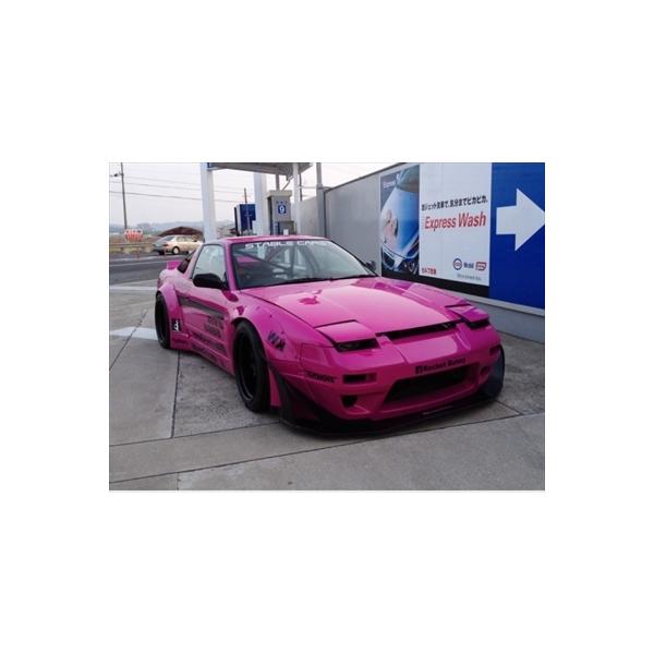 240SX (180SX) 6666 フロントリップ タイプ2 塗装取付込 : エアロ