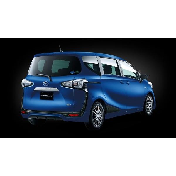 シエンタ 170系 前期 Trd Trd リアスポイラー ブルーメタリック 前期 8t7 塗装済 取付込 取付込