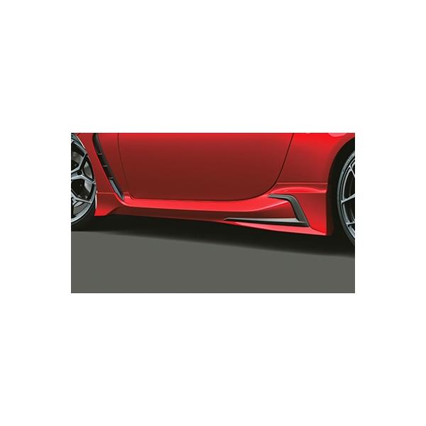 TRD GR86 GRサイドスカート 塗装済 クリスタルブラックシリカ : エアロ