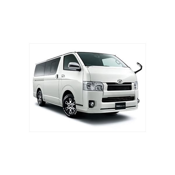 ハイエース200 標準　フロントスポイラー　TRDタイプ 070パール ハイエース200 標準フロントスポイラーTRDタイプ 070パール