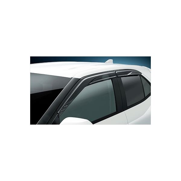 ヤリスクロス用GRスポーツサイドバイザー フロント左右リア左の3点