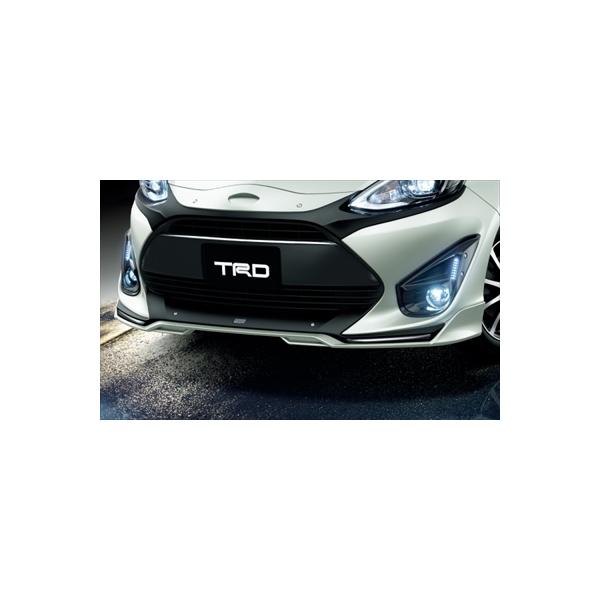 TRD アクア NHP10 後期 フロントスポイラー PPE製 塗装取付込 : エアロ