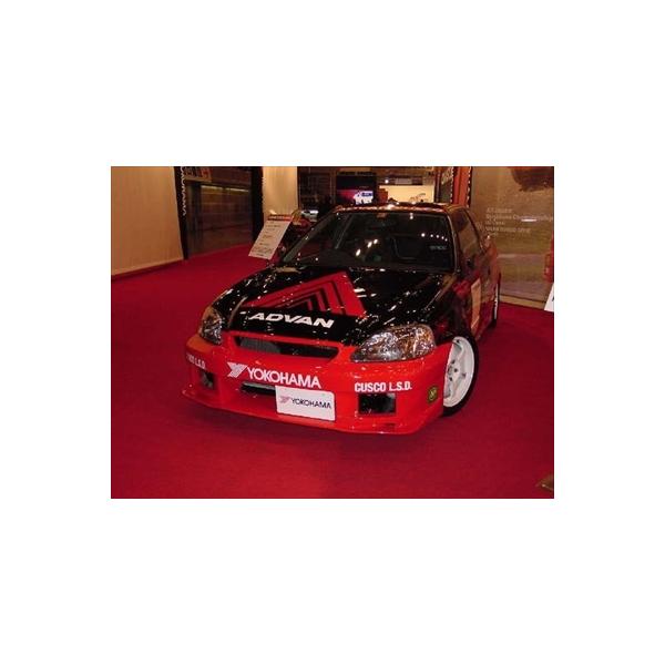 シビック EK フロントバンパー 後期 塗装取付込 : エアロ.カスタム