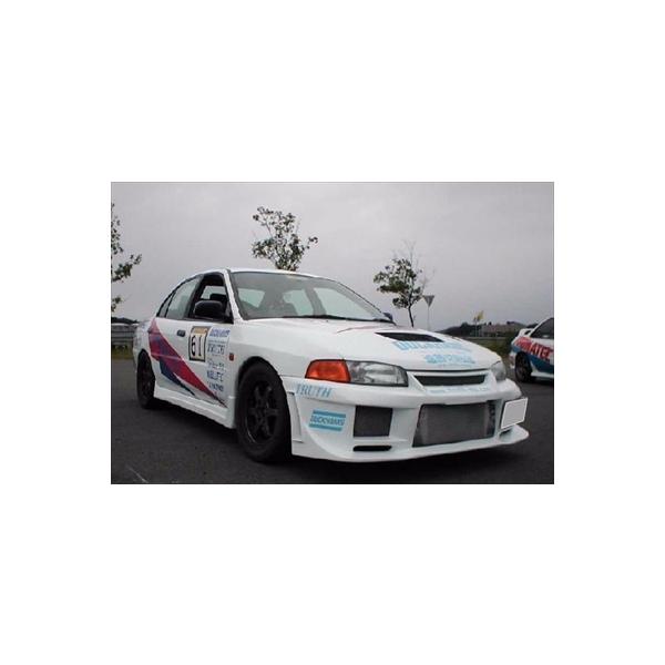 ランサーエボリューション4 フロントバンパー 塗装取付込 : エアロ