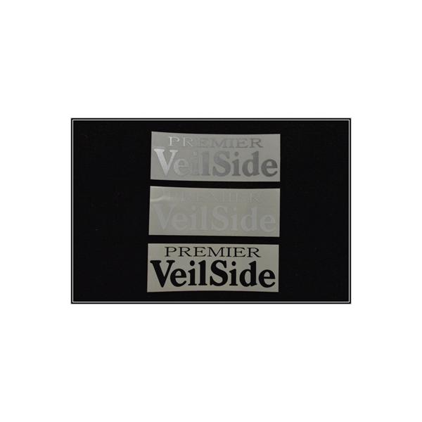PREMIER VeilSide ステッカー (40×120mm) カラー：ブラック : エアロ 