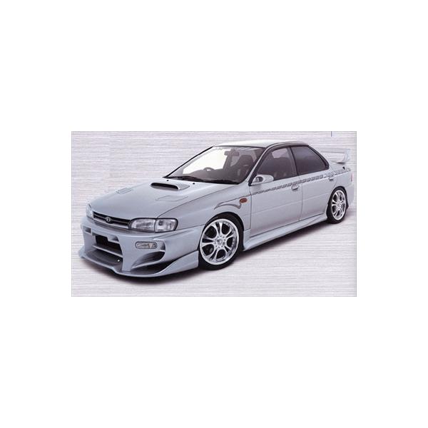 インプレッサ GC8 C-I フロントバンパースポイラー 塗装取付込