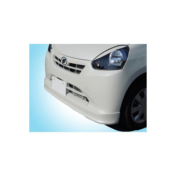 ミライース LA300S/LA310S VONDY フロントハーフスポイラー : エアロ