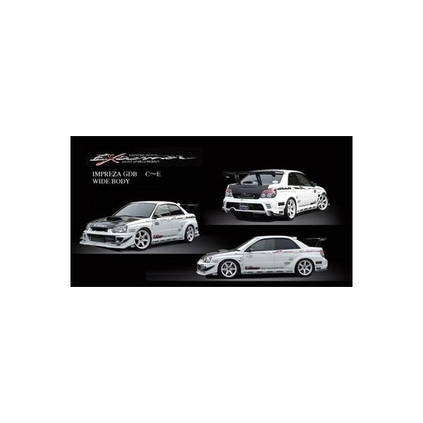 インプレッサ GDB アプライド：C/D/E ワイドボディリ アフェンダー