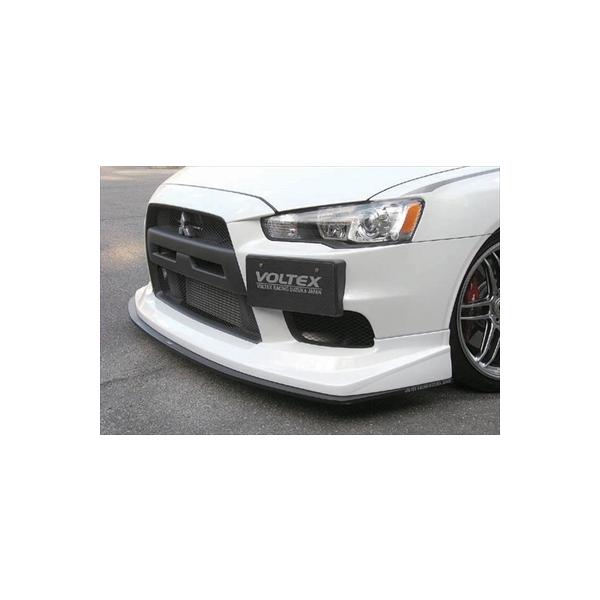 エボX VOLTEX フロントハーフスポイラースプリッター付 納期5ヵ月前後」 ランサーエボリューションX CZ4A フロントハーフ