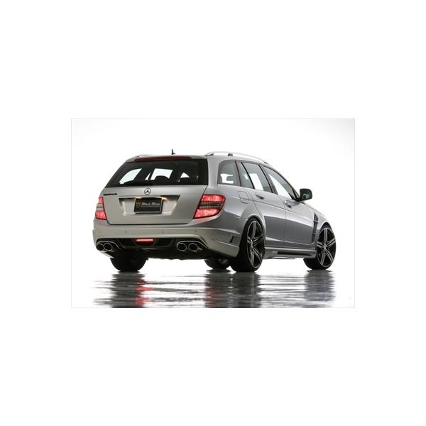 Mercedes Benz C-class W204 Stationwagon (08y�`11y) Sports Line Black Bison D.T.M SPORTS MUFFLER (OVAL117W×2) C200�p�E�v�n�� ��t��