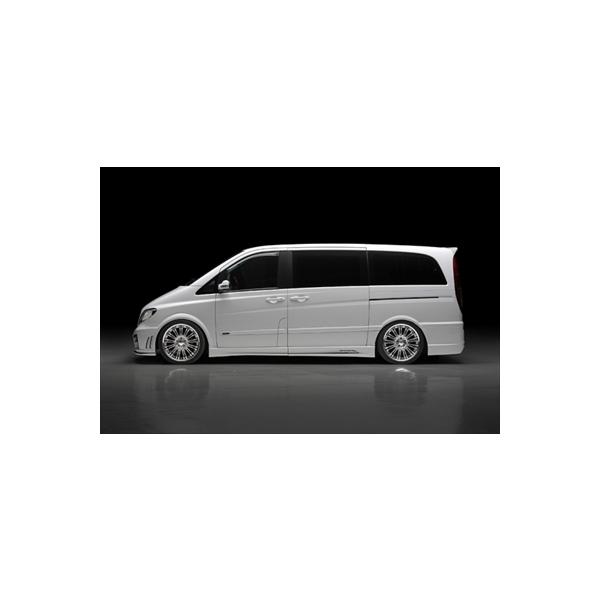 MERCEDES BENZ V-CLASS W639 Sports Line Black Bison Edition  �`2011�@SIDE STEP �iLONG/SHORT ���ʁj �h���ς�