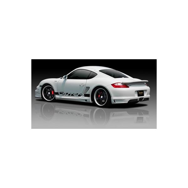 PORSCHE 987 Cayman 前期 リアアンダースポイラー 塗装済み : エアロ