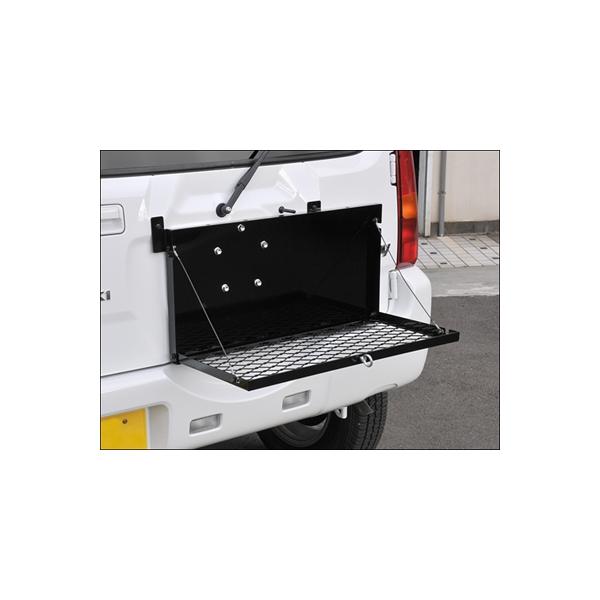 ジムニー シエラ JB43 折りたたみ式リアゲートキャリア : エアロ