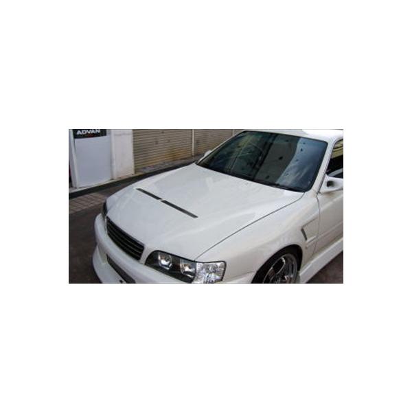 納期3ヵ月以上」 チェイサー JZX100 SHADOW ボンネット FRP製 塗装済み