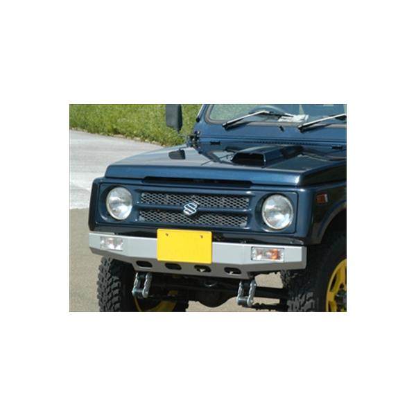 ORSタニグチ オフロードリアバンパー スチール製黒アルミステップなし