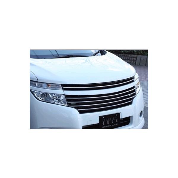 日産 エルグランド Ｅ52 フロント純正 アッパーグリル カラーQAB 送料込 toptuner-store_zusz000992-001-00