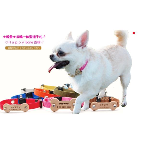 犬 迷子札 首輪 Sサイズ 日本製 Happybone首輪 オーダー Topwan 超小型犬 中型犬 小型犬 迷子札首輪 軽い 名前入 名前入り首輪 名入れ 革 迷子防止 Dejapan เสนอราคาและซ อญ ป นท ม ค านายหน า 0