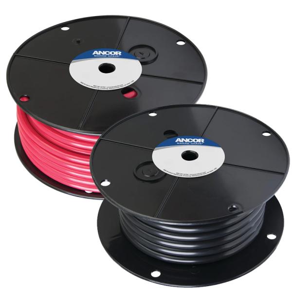 ■米国アンカー社製のマリングレード配線　バッテリーケーブル 2AWG　切り売りアンカー社製の錫メッキされたマリングレードの電線で、外皮のビニールはマイナス40度でも柔らかさを保ちます。バッテリーケーブルとして使用できます。#2AWGエリア:...