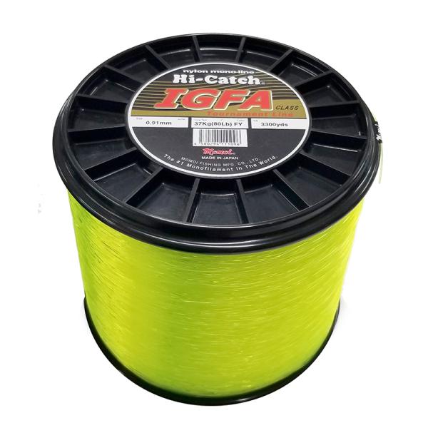 モモイHi-Catch I.G.F.A ナイロンライン80lb 3000m イエロー : トップ