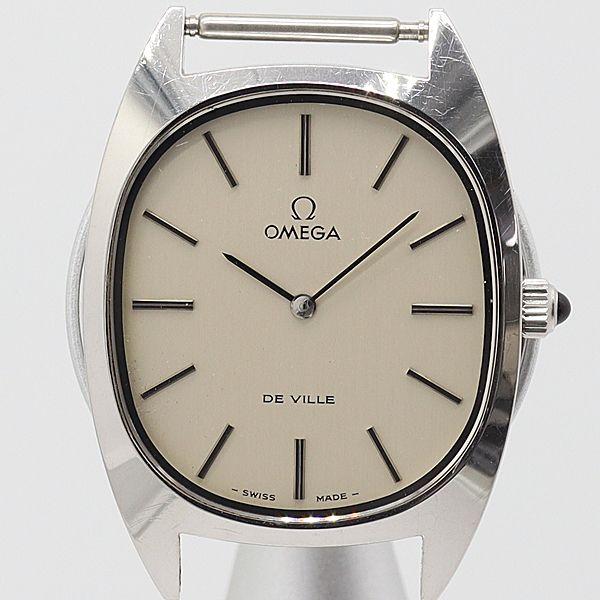 デッドストック級 オメガ 手巻き デビル スクエア白文字盤 トップのみ