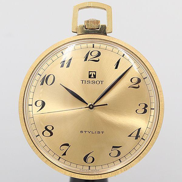 TISSOT 18金 ペンダントウォッチ 懐中時計 稼働品